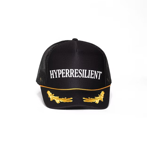 Hyperresilient Embroidered Trucker – Classic Gold