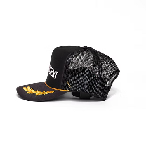 Hyperresilient Embroidered Trucker – Classic Gold