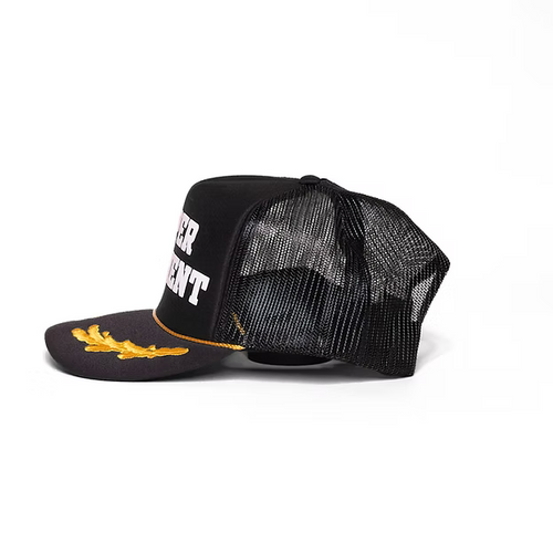 Hyperresilient Embroidered Trucker – Arch Gold