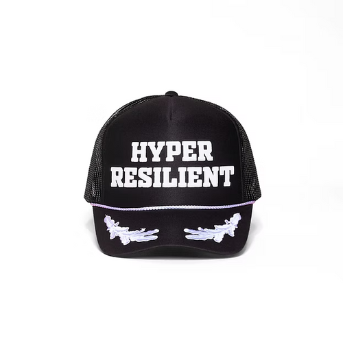 Hyperresilient Embroidered Trucker – Arch White